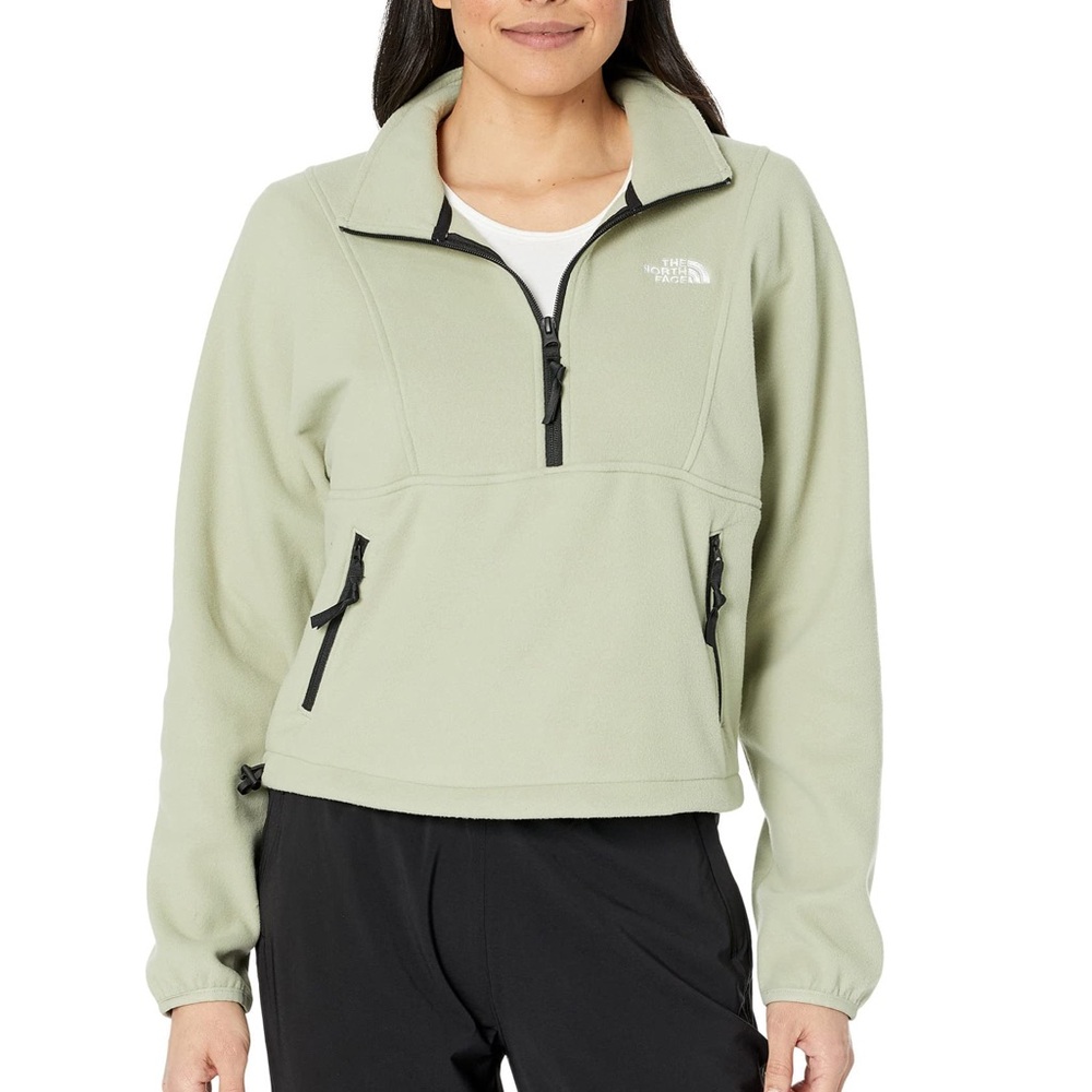 The North Face TKA Attitude 1/4 Zip Fleece - Tea Green - Size Small